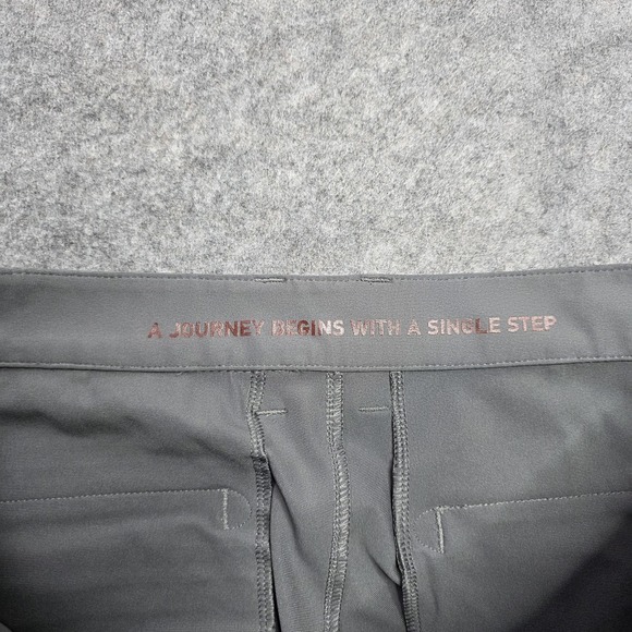 Rhone Commuter Slim Pants‎ Mens 32 Performance Chino Stretch Travel Golf Gray - Picture 7 of 9